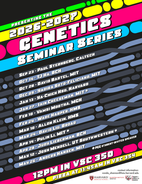2026_2027_Genetics Special Seminar Series